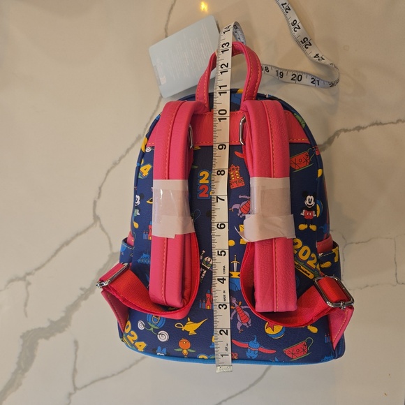 NWT 2024 Disney × Loungefly Mickey Minnie Figment 4 Parks Backpack - Picture 11 of 12